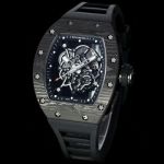 RICHARD MILLE Factory RM055 Black carbon fiber case watch